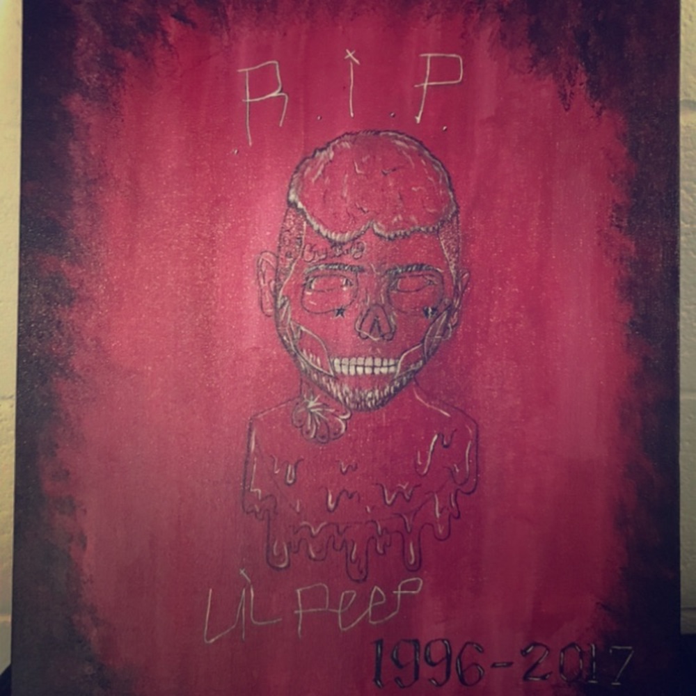 Lil Peep Painting